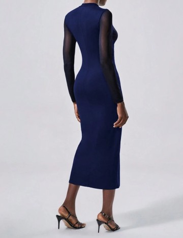 Rochie maxi Shein, bleumarin