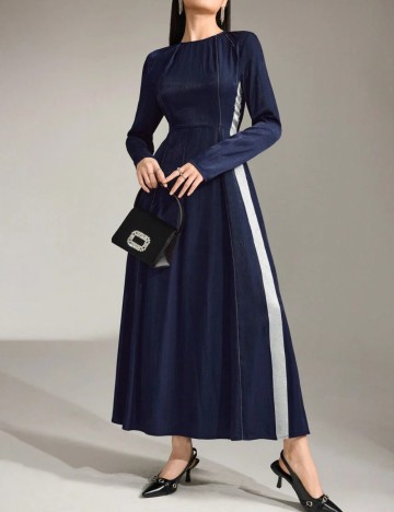 Rochie maxi Shein, bleumarin