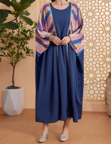 Rochie maxi Shein, mix culori