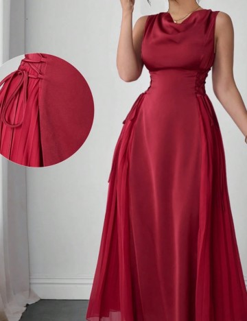 Rochie maxi Shein, vișiniu
