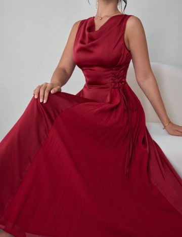 Rochie maxi Shein, vișiniu