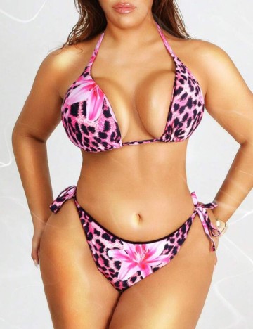 Costum de baie Shein Curve+, mix culori