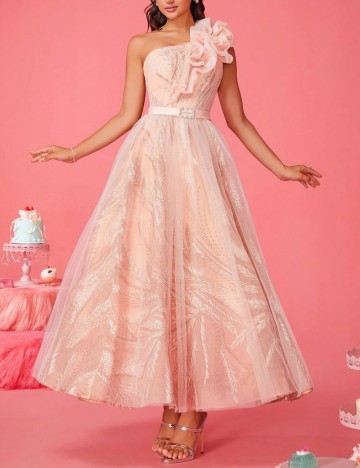 Rochie de ocazie Shein, roz