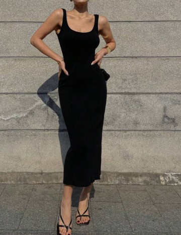 Rochie midi DAZY by Shein, negru