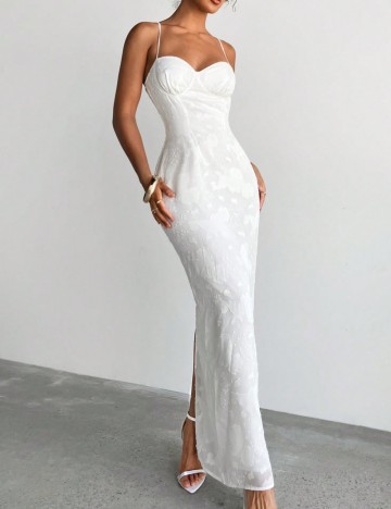Rochie maxi Shein, alb