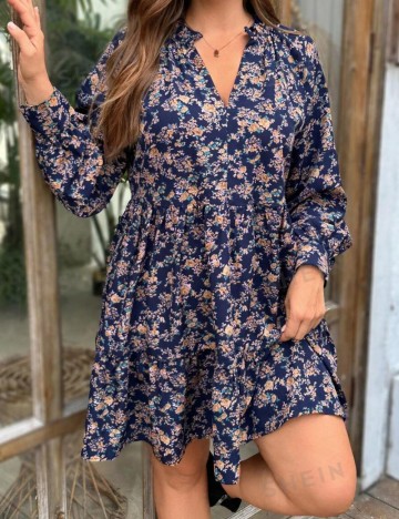 Rochie mini Shein Curve+, mix culori