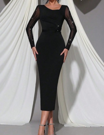 Rochie midi Shein, negru