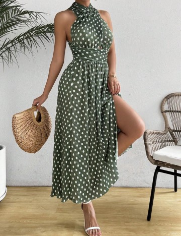 Rochie midi Shein, mix culori