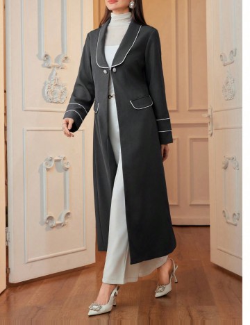 Cardigan lung Shein, gri