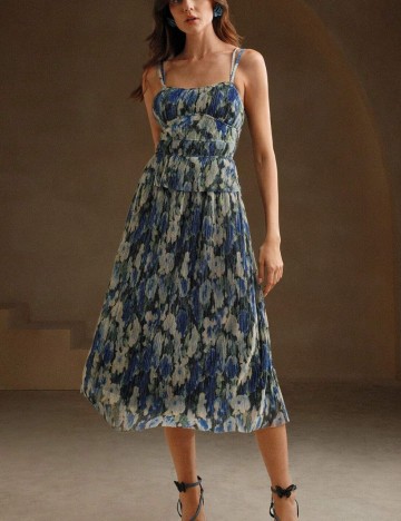 Rochie midi Shein, mix culori