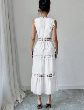 Rochie maxi Shein, alb