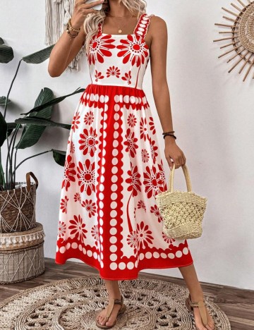 Rochie midi Shein, mix culori
