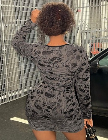 Rochie mini Shein, gri