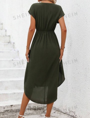 Rochie midi Shein, kaki