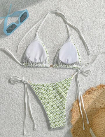 Costum de baie Shein, mix culori