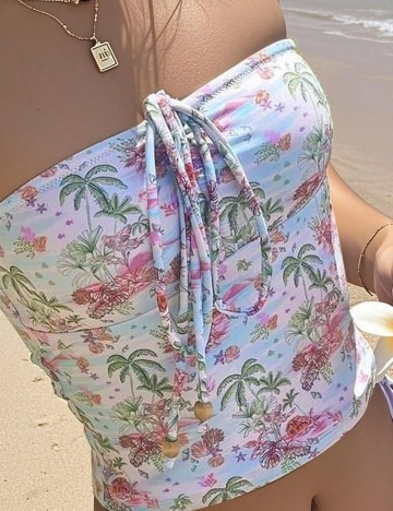 Top Shein, albastru