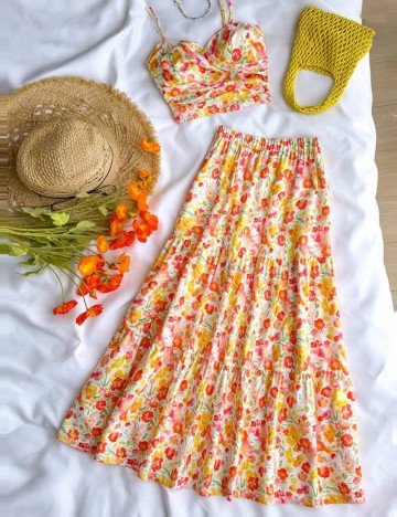 Compleu Shein, floral print