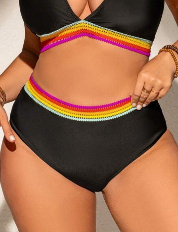 Slip Shein Curve+, negru