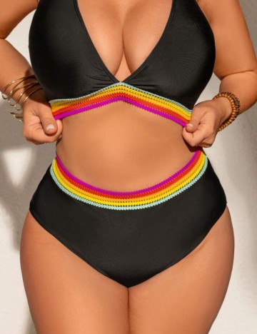 Slip Shein Curve+, negru