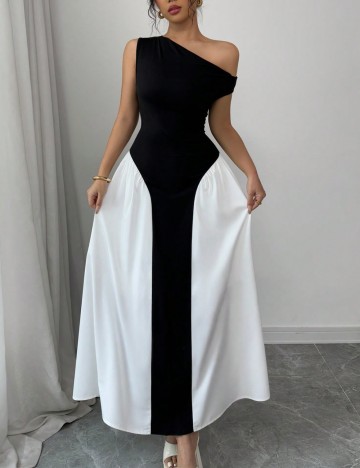 Rochie maxi Shein, mix culori
