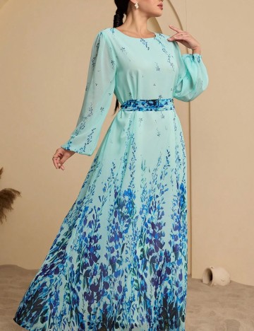 Rochie maxi Shein, albastru
