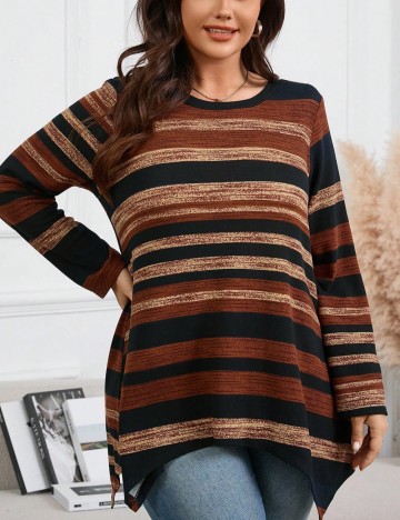 Bluză Shein Curve+, mix culori