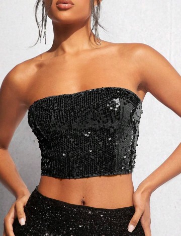 Top Shein, negru