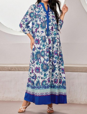 Rochie maxi Shein, mix culori