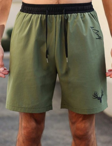 Pantaloni scurți MANFINITY by Shein, kaki