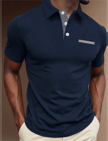 Tricou MANFINITY by Shein, albastru
