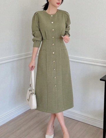 Rochie midi DAZY by Shein, verde
