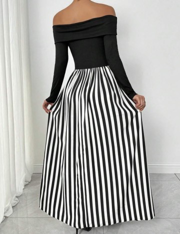 Rochie maxi Shein, mix culori