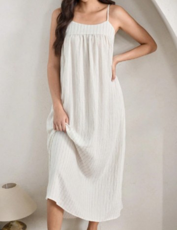 Rochie De Noapte Shein, alb