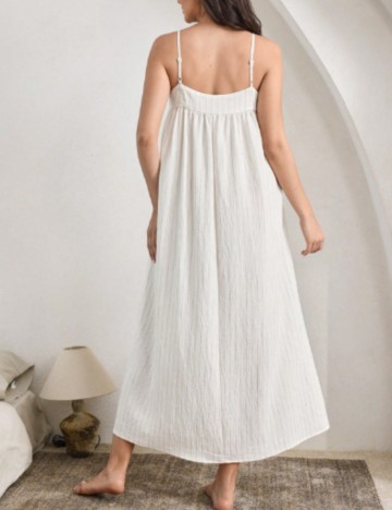 Rochie De Noapte Shein, alb