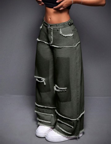 Jeans Shein, verde