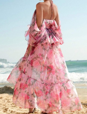 Rochie maxi Shein, mix culori
