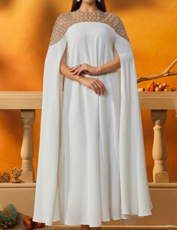 Rochie midi Shein, alb