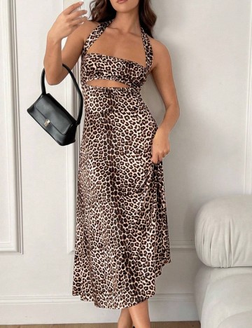 Rochie midi Shein, mix culori