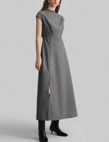 Rochie maxi Shein, gri