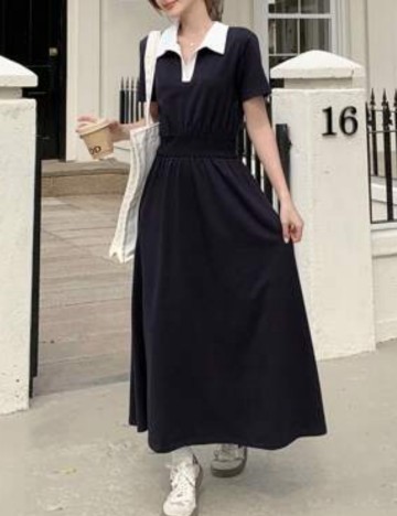 Rochie maxi Shein, albastru