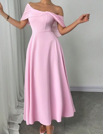 Rochie maxi Shein, roz