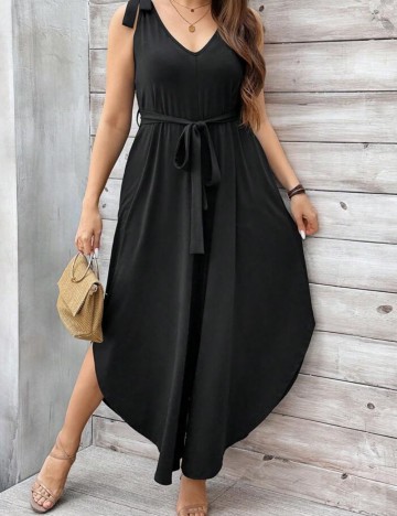Salopetă Shein Curve+, negru