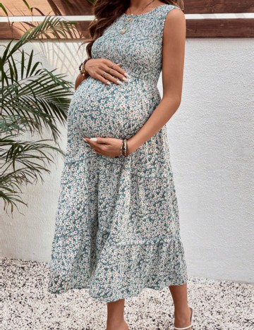 Rochie midi Shein, mix culori