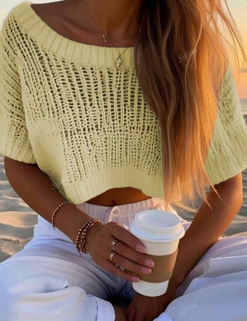 Top Shein, galben