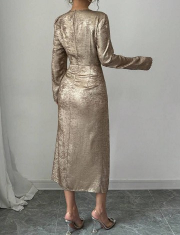 Rochie midi Shein, auriu