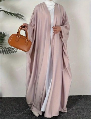 Cardigan lung Shein Curve+, roz