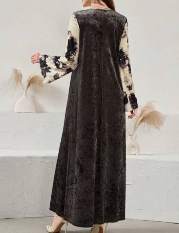Rochie maxi Shein, mix culori