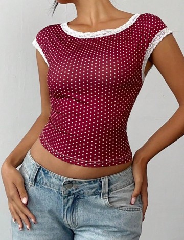 Top Shein, mix culori