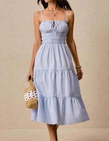 Rochie midi Shein, mix culori