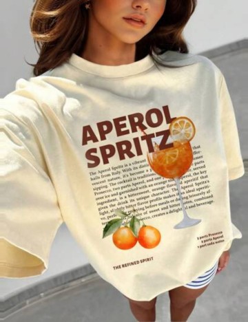 Tricou Shein, galben